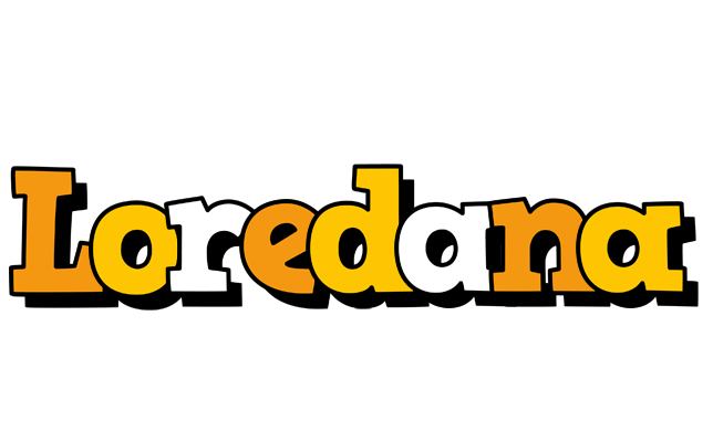 Loredana cartoon logo