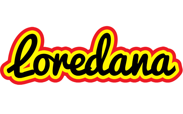 Loredana flaming logo