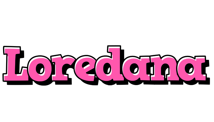 Loredana girlish logo