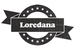 Loredana grunge logo