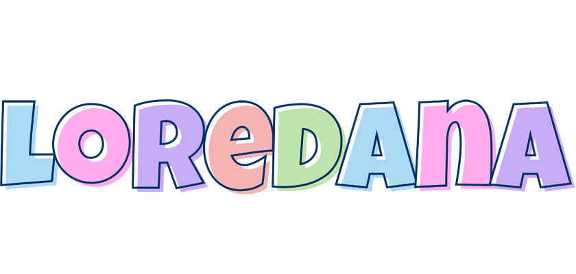 Loredana pastel logo