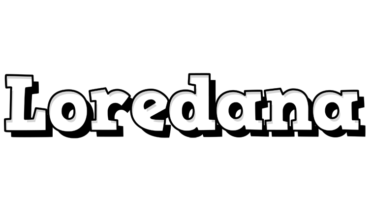 Loredana snowing logo