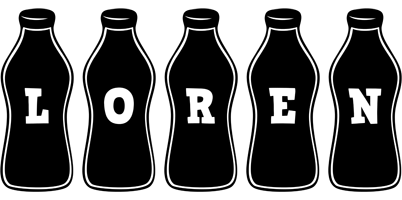 Loren bottle logo