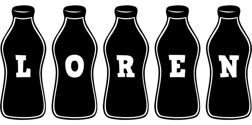 Loren bottle logo
