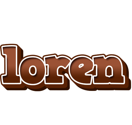 Loren brownie logo