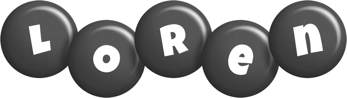 Loren candy-black logo