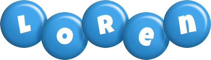 Loren candy-blue logo
