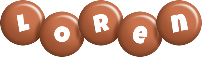 Loren candy-brown logo