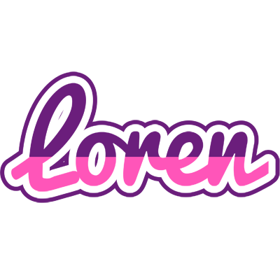 Loren cheerful logo