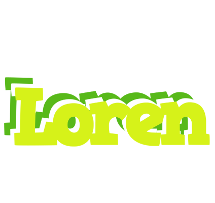 Loren citrus logo