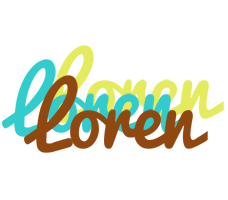 Loren cupcake logo