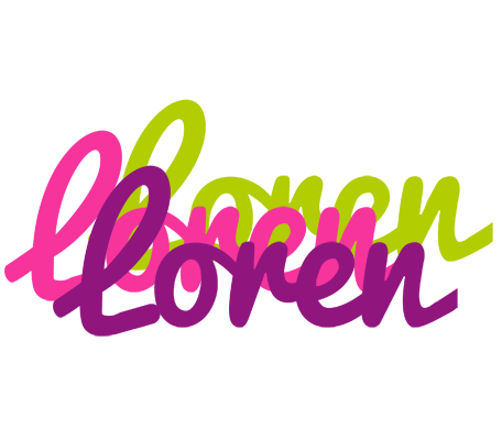 Loren flowers logo