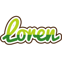 Loren golfing logo