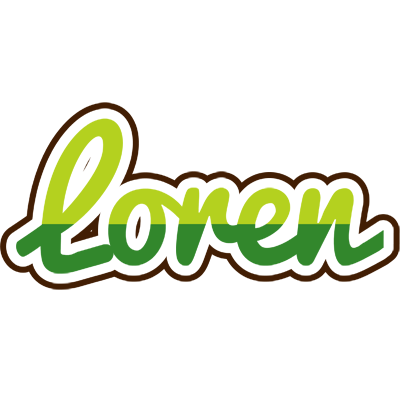 Loren golfing logo