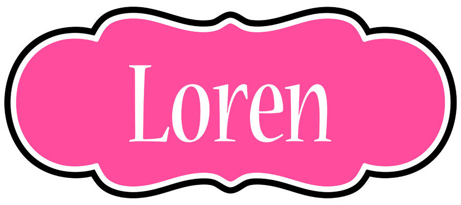 Loren invitation logo