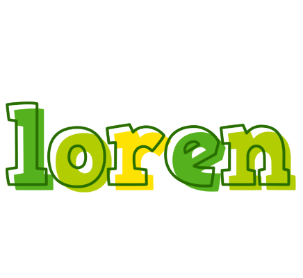 Loren juice logo