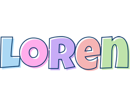 Loren pastel logo