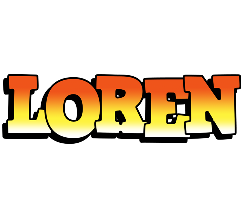 Loren sunset logo