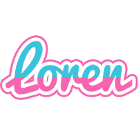 Loren woman logo