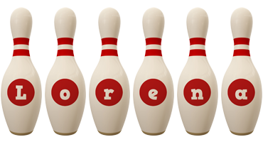 Lorena bowling-pin logo
