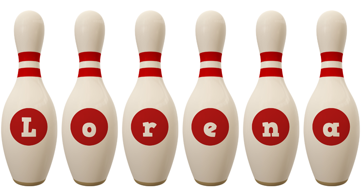 Lorena bowling-pin logo