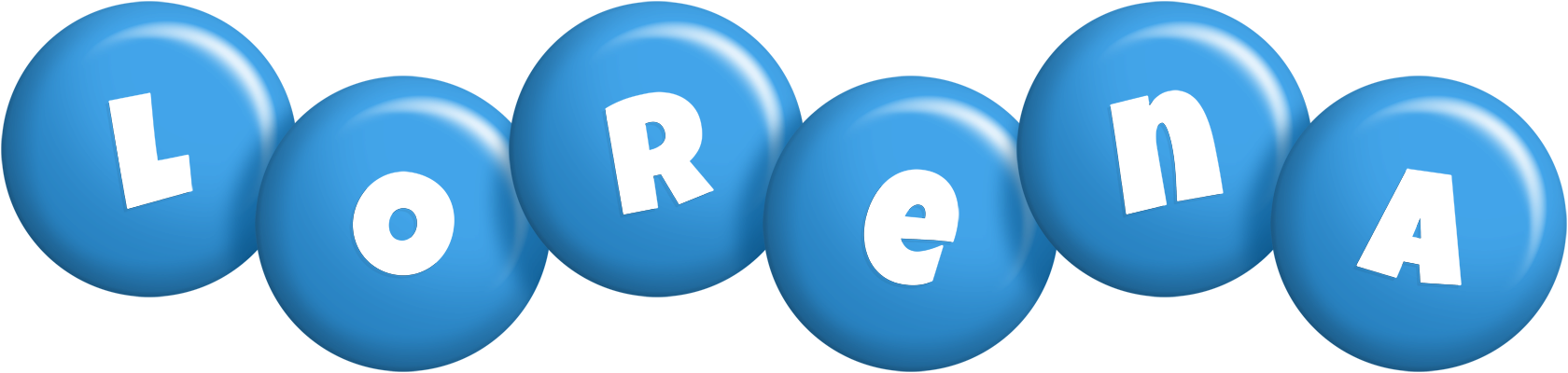 Lorena candy-blue logo