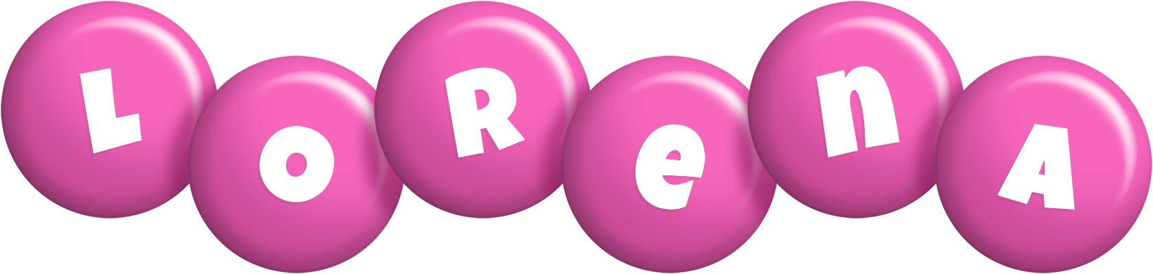 Lorena candy-pink logo
