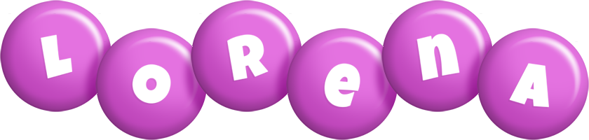 Lorena candy-purple logo