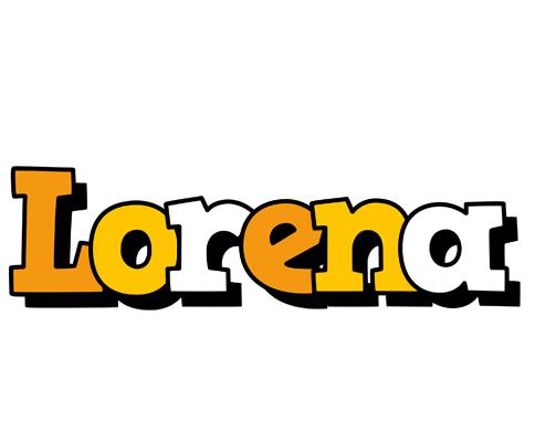 Lorena cartoon logo