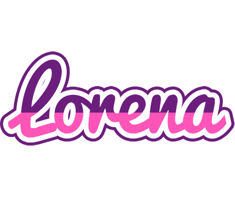 Lorena cheerful logo