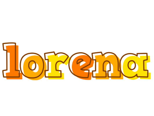 Lorena desert logo