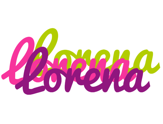 Lorena flowers logo