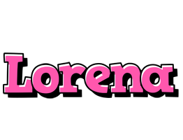 Lorena girlish logo