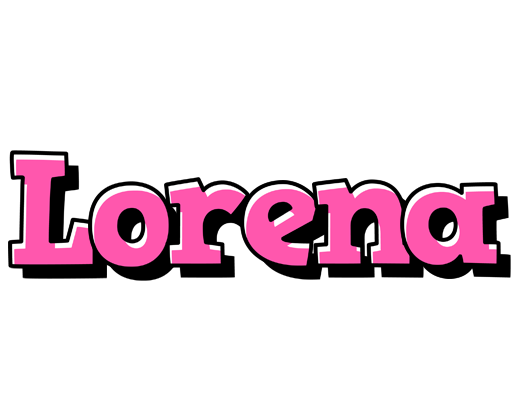 Lorena girlish logo