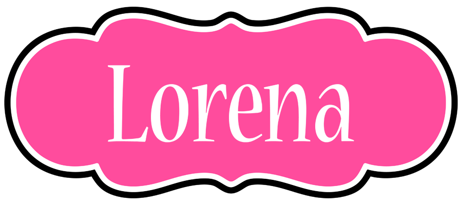 Lorena invitation logo