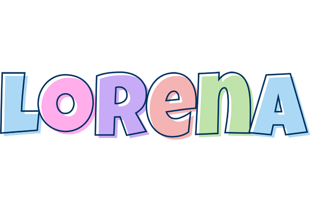 Lorena pastel logo