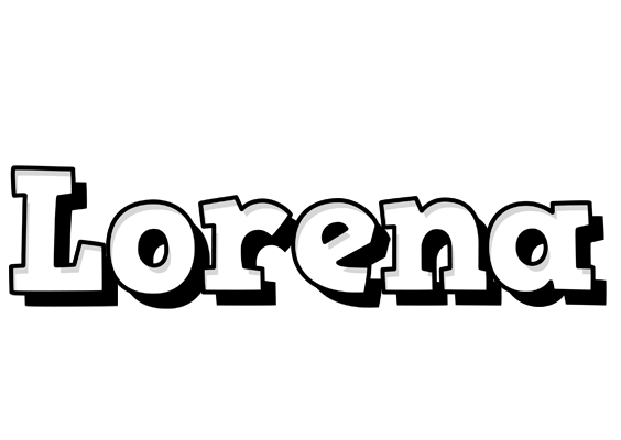Lorena snowing logo