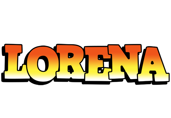Lorena sunset logo