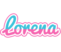 Lorena woman logo