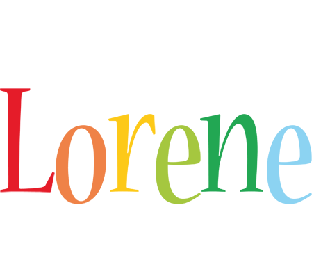 Lorene birthday logo