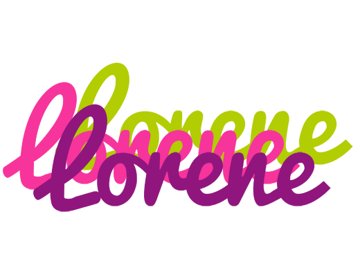 Lorene flowers logo