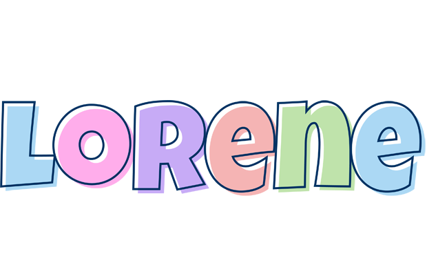 Lorene pastel logo