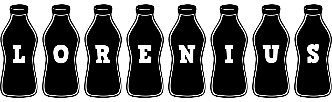 Lorenius bottle logo