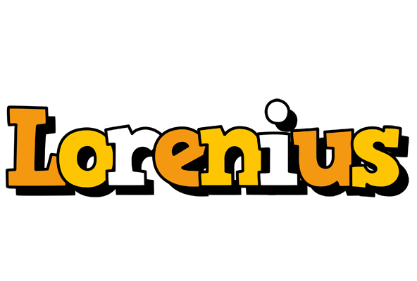 Lorenius cartoon logo