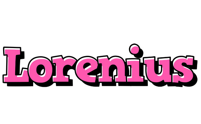 Lorenius girlish logo