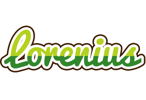 Lorenius golfing logo