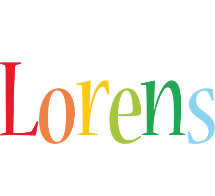 Lorens birthday logo