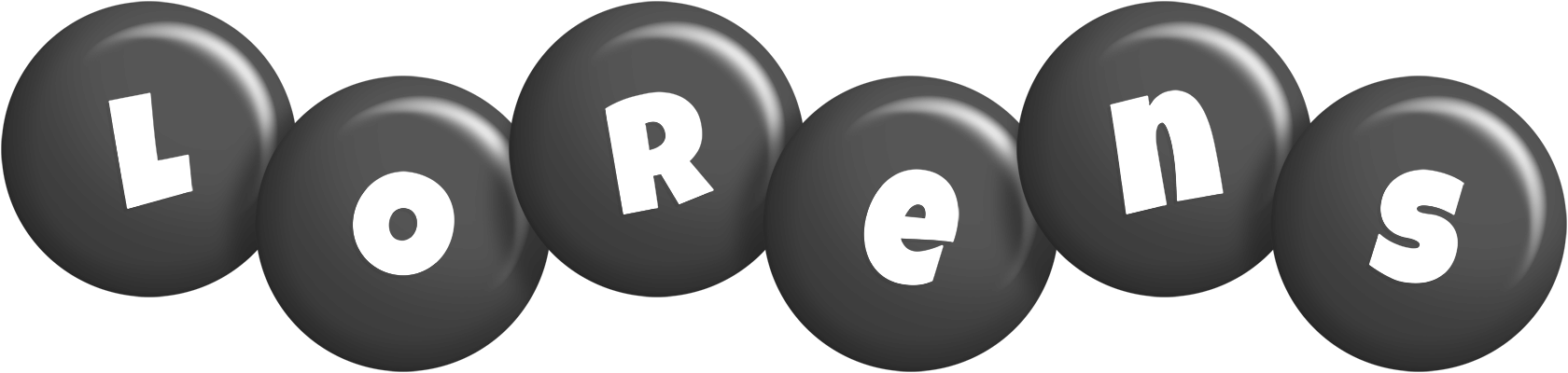 Lorens candy-black logo