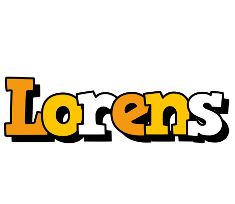 Lorens cartoon logo