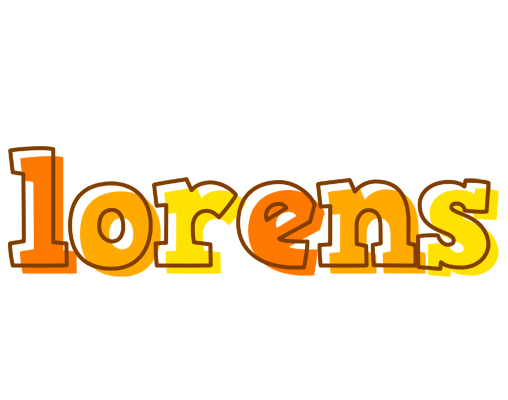 Lorens desert logo